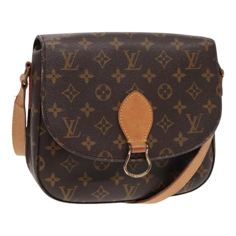 Louis Vuitton Speedy bags in monogram canvas for a classic lookLOUIS VUITTON Monogram Saint Cloud GM Shoulder Bag M51242 LV Auth ep5260