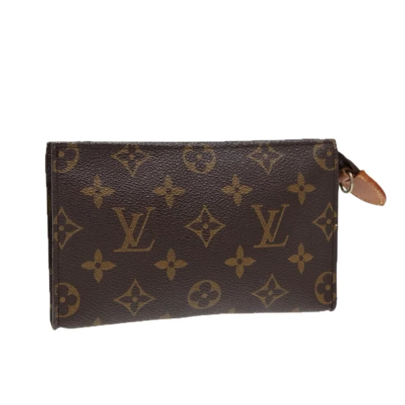 Louis Vuitton Alma bags with a detachable shoulder strap for versatilityLOUIS VUITTON Monogram Bucket PM Accessory Pouch Vintage LV Auth 85078