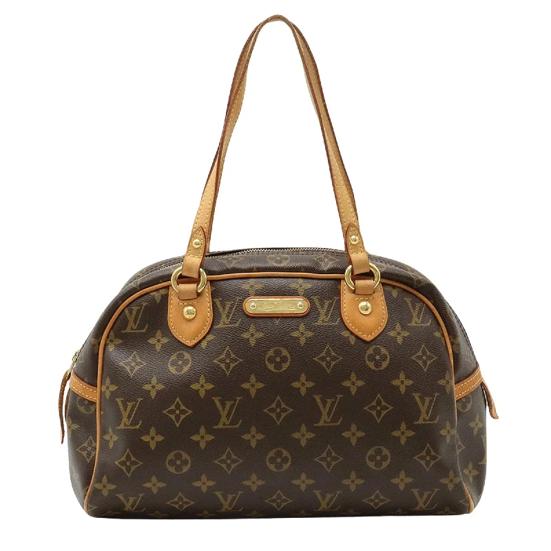 Ladies Louis Vuitton shoulder bags with a magnetic - closure flap for easeLOUIS VUITTON Montorgueil Shoulder Bag