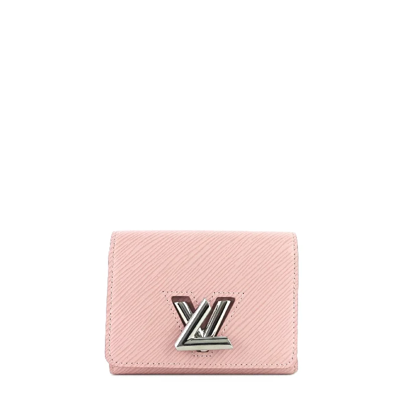 Louis Vuitton bags with a zippered interior pocket for better organizationTwist Pink Epi Leather Compact Wallet