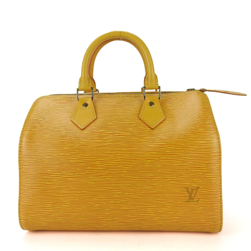 Louis Vuitton handbags with a beaded trim for a touch of glamourLOUIS VUITTON Speedy 25 Handbag