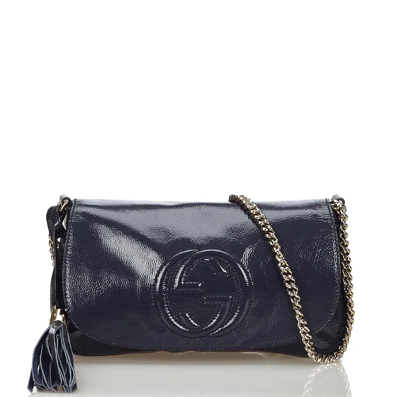 Gucci tote bags for women with a spacious interiorSoho Mini Patent Leather Crossbody Bag