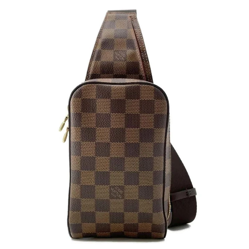 Louis Vuitton bags with a front - flap pocket for quick - access itemsLOUIS VUITTON Geronimos Shoulder Bag