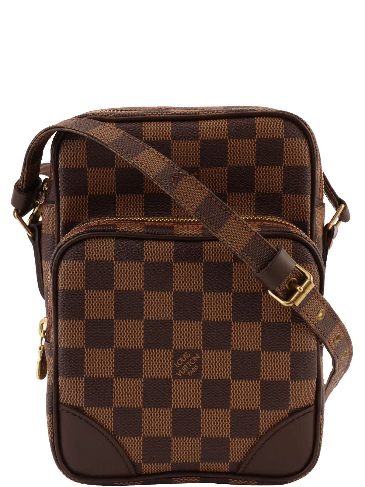 Louis Vuitton bags with a zip - around closure for enhanced securityLOUIS VUITTON 2004 Made Canvas Damier Amazon Brown