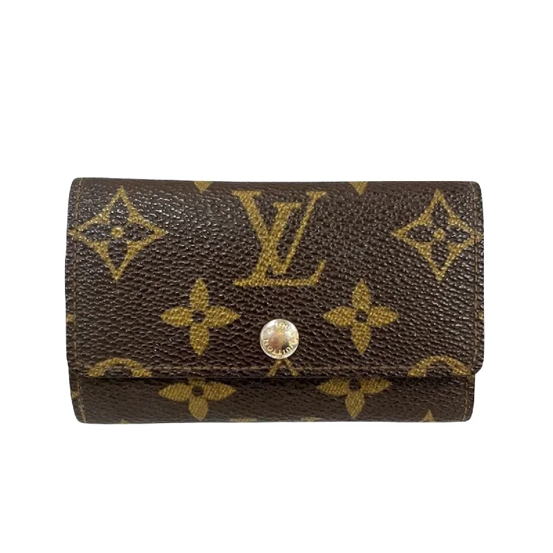 Ladies Louis Vuitton handbags with a detachable coin purse insideLOUIS VUITTON 6 key holder Wallet