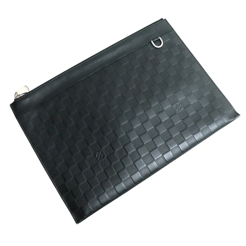 Louis Vuitton bags with a snap - button closure and a decorative charm for styleLOUIS VUITTON Discovery Clutch Bag