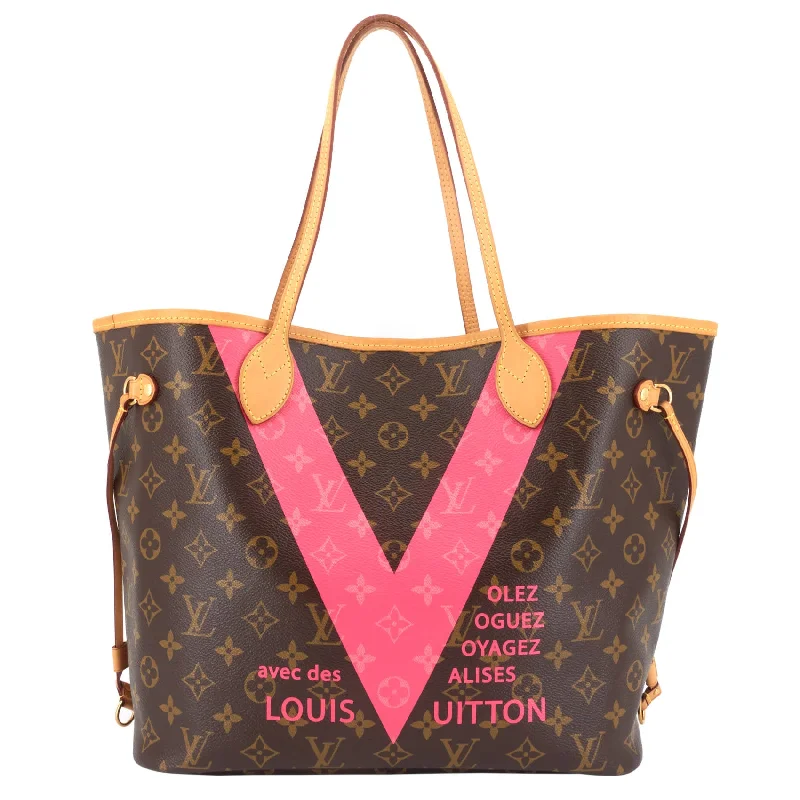 Medium - sized Louis Vuitton tote bags for work and shoppingNeverfull MM Cities V Monogram Canvas Tote Bag