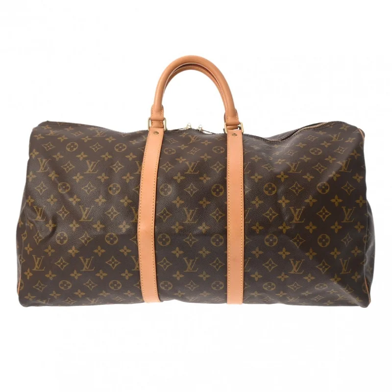 Louis Vuitton tote bags with a double - handle and shoulder - strap optionLOUIS VUITTON Keepall 55 Travel