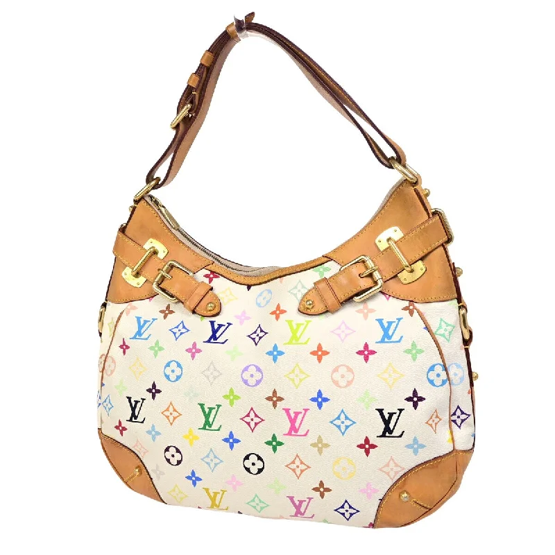 Ladies Louis Vuitton shoulder bags with a single - handle silhouetteLOUIS VUITTON Greta Shoulder Bag