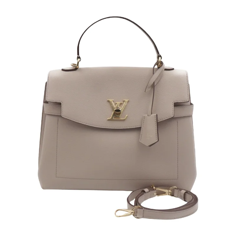 Louis Vuitton Alma bags with a leather - wrapped handle for a luxurious feelLOUIS VUITTON Lockme Handbag