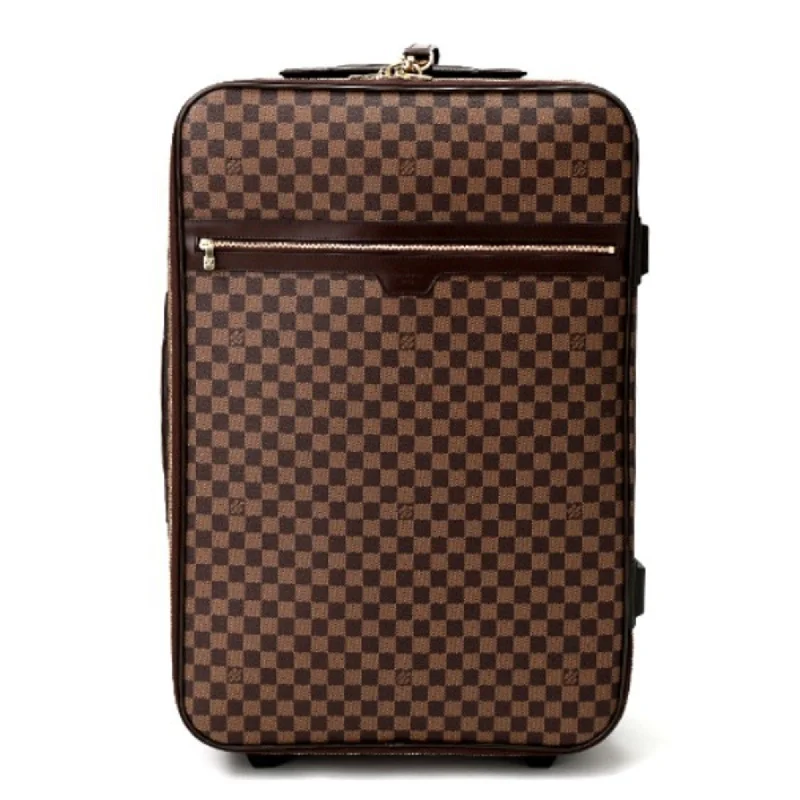 Louis Vuitton Petite Malle bags with a hard - shell structure for uniquenessLOUIS VUITTON Pegase Travel