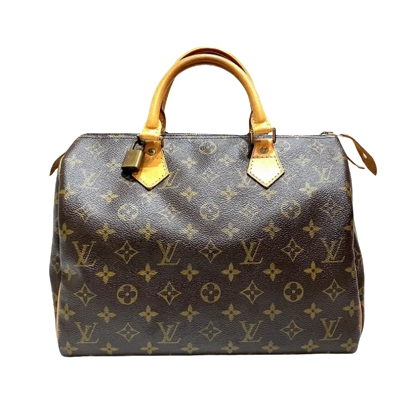 Louis Vuitton crossbody bags with a printed floral pattern for femininityLOUIS VUITTON Speedy Handbag