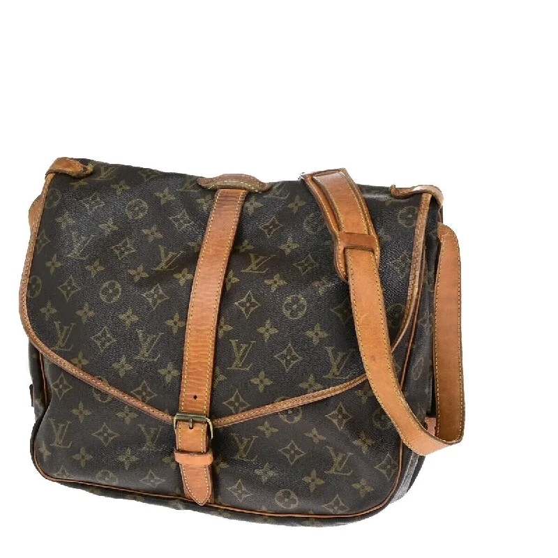 Louis Vuitton tote bags with a water - resistant coating for outdoor useLOUIS VUITTON Saumur 35 Shoulder Bag