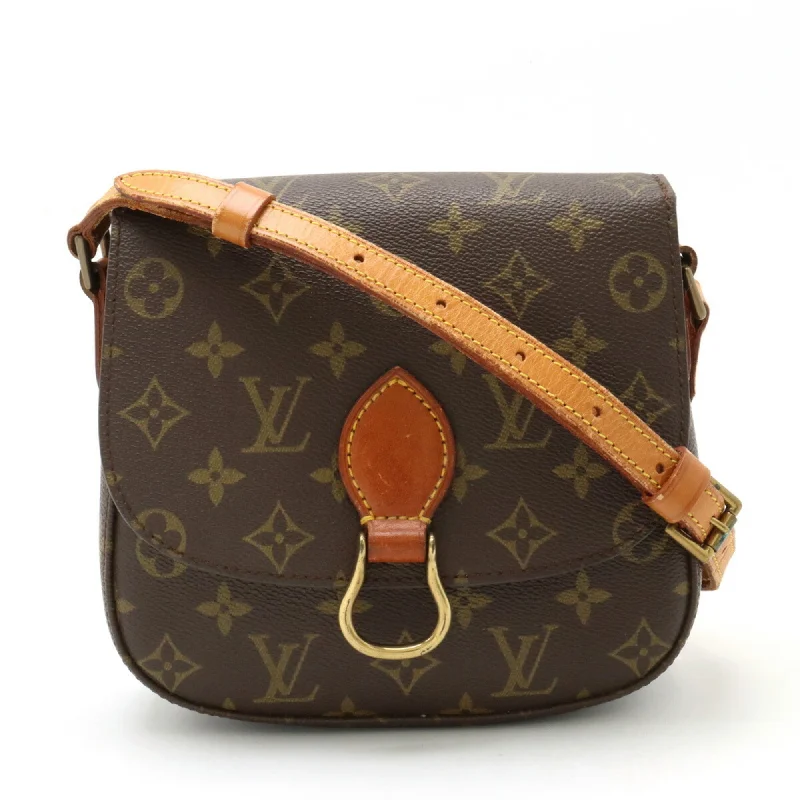 Ladies Louis Vuitton shoulder bags with a single - handle silhouetteLOUIS VUITTON Saint Cloud Shoulder Bag