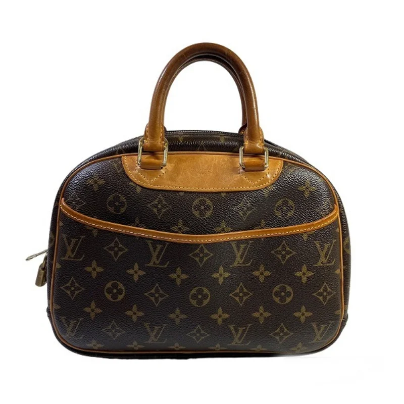 Louis Vuitton handbags with a metal - framed clasp for durabilityLOUIS VUITTON Trouville Handbag