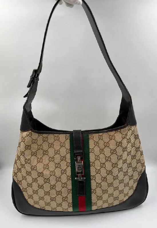 Gucci handbags for women with a patent - leather finishVintage Gucci Jackie Bag