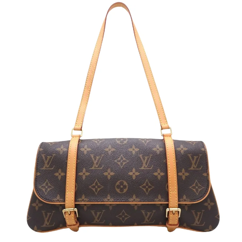 Louis Vuitton handbags with a beaded trim for a touch of glamourLOUIS VUITTON Marelle Shoulder Bag