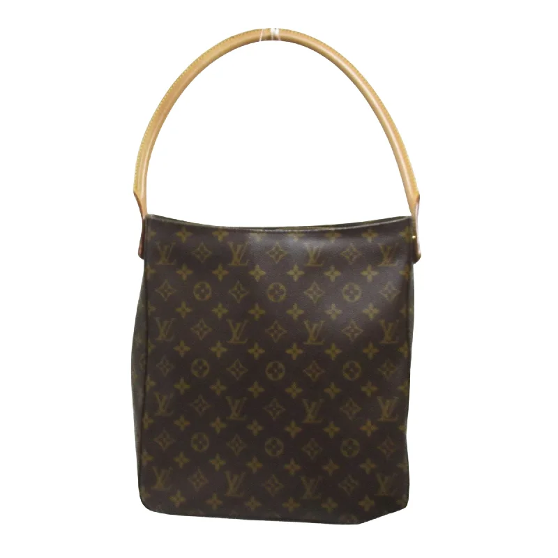 Ladies Louis Vuitton Capucines bags with gold - toned hardwareLOUIS VUITTON Looping GM Shoulder Bag