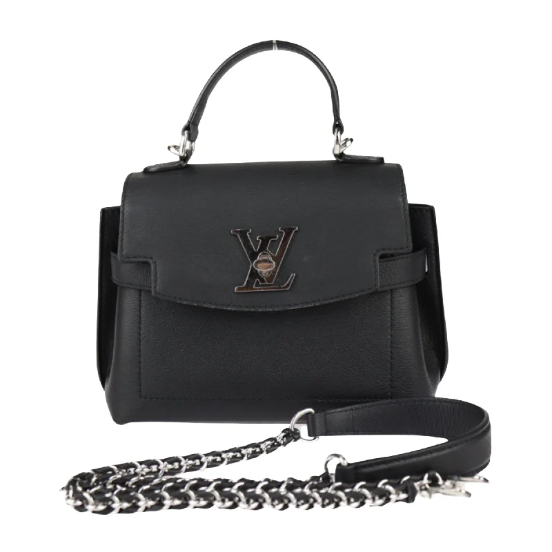 Louis Vuitton Twist bags with a crystal - embellished LV - turnlockLOUIS VUITTON Lockme Handbag