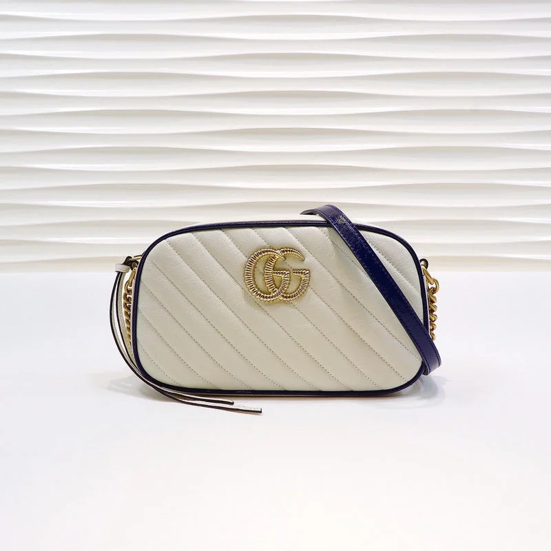 Ladies Gucci shoulder bags with a magnetic - closure flapBC - GUCCI BAG - 1394