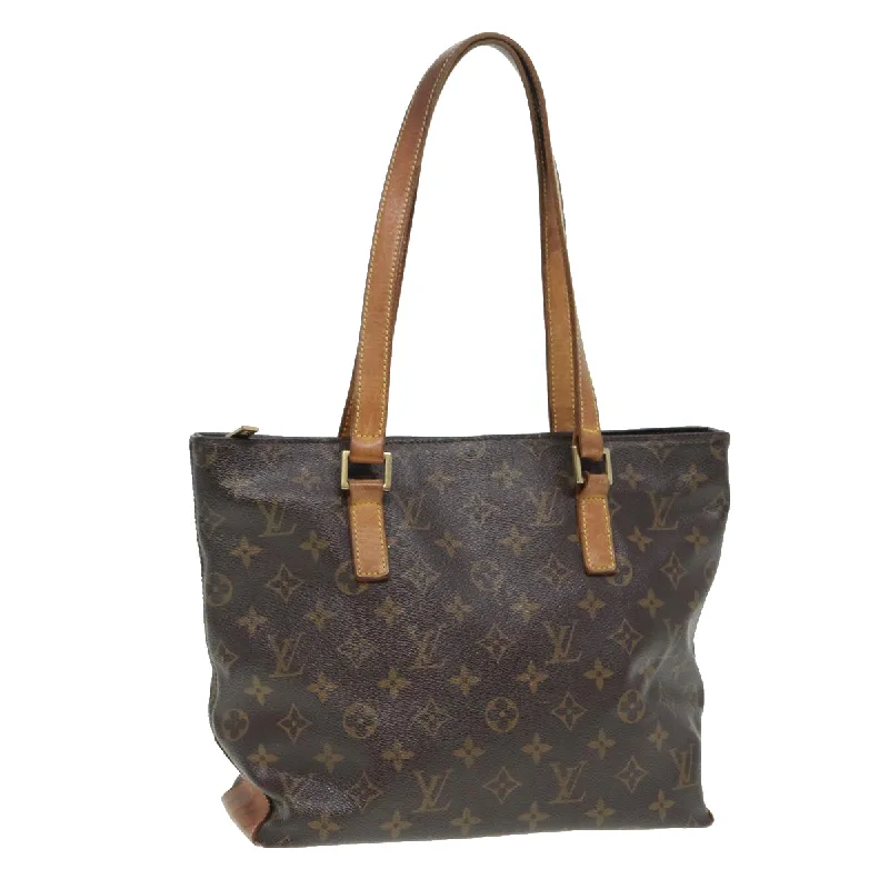 Louis Vuitton crossbody bags with a woven leather strap for textureLOUIS VUITTON Monogram Cabas Piano Tote Bag M51148 LV Auth 84470