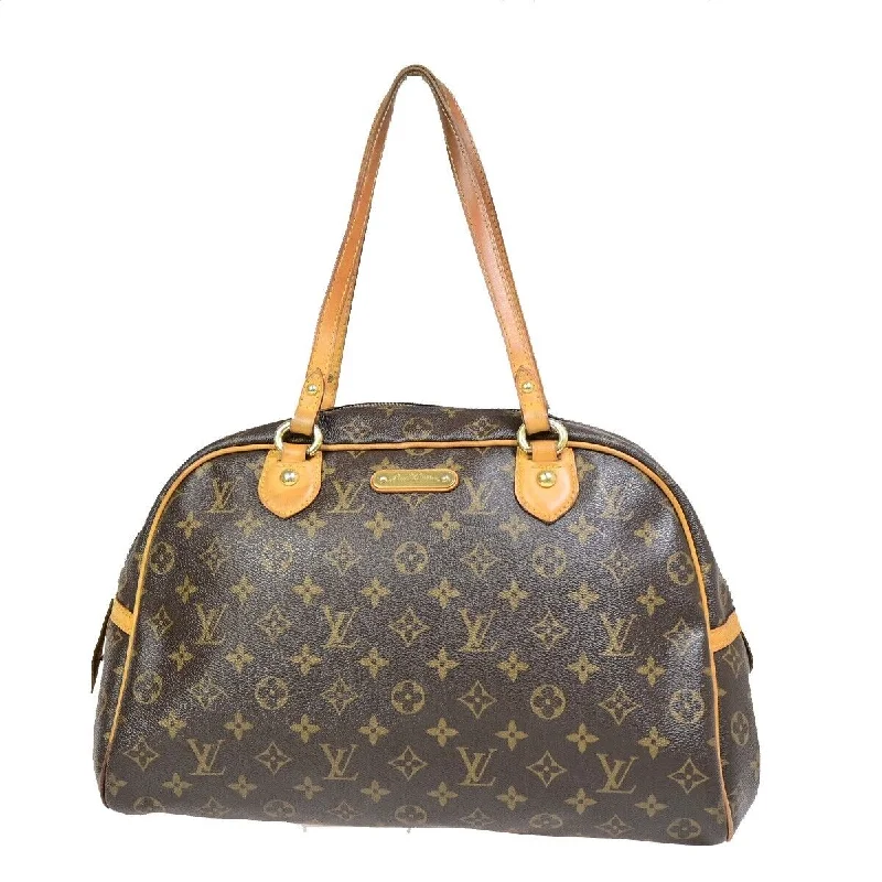 Louis Vuitton Twist bags with a contrast - colored interior for visual interestLOUIS VUITTON Montorgueil Shoulder Bag