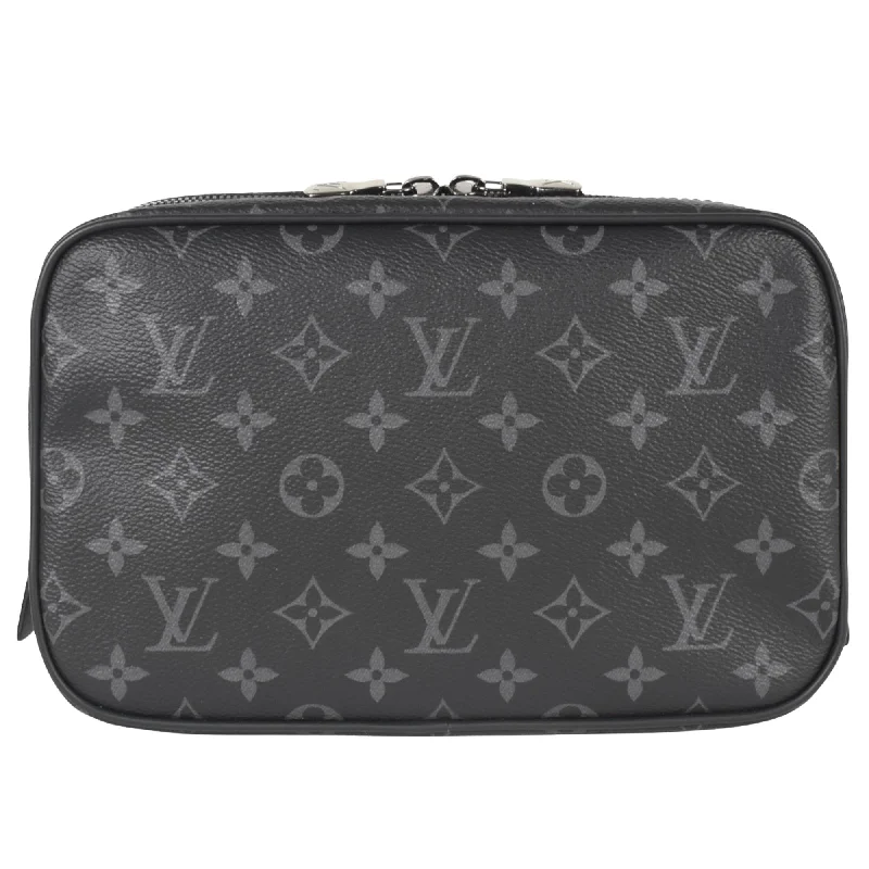 Louis Vuitton backpacks with a padded back panel for comfort during long - wearLOUIS VUITTON Trousse de Toilette Clutch Bag