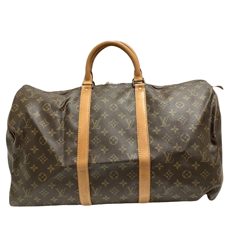 Louis Vuitton backpacks with a multi - pocket organization for functionalityLOUIS VUITTON Keepall 50 Travel