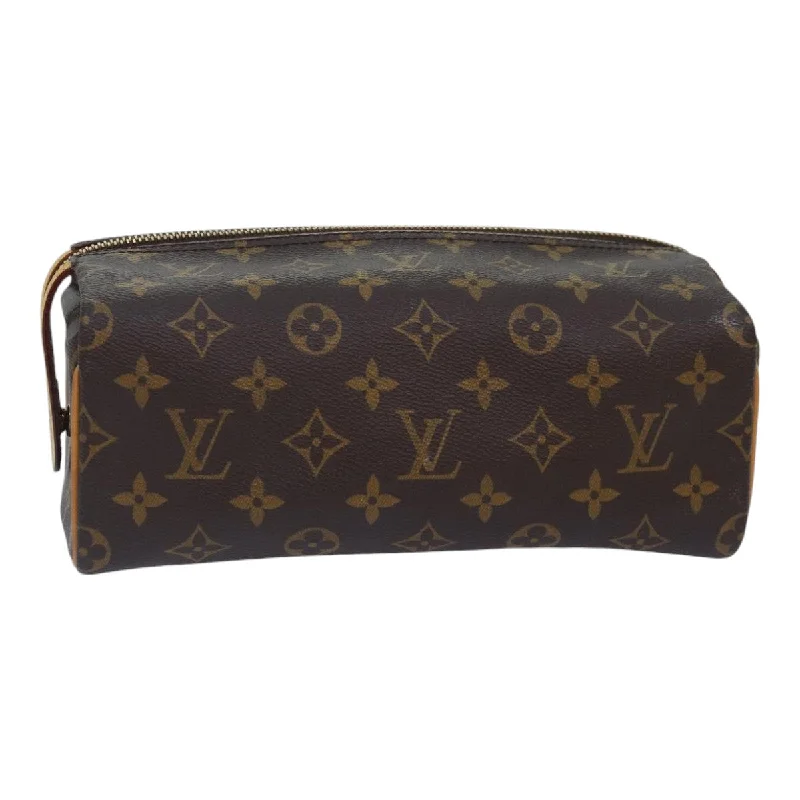 Louis Vuitton Twist bags with a contrast - colored interior for visual interestLOUIS VUITTON Monogram Trousse Patte Pression Cosmetic Pouch M47636 Auth ep5282