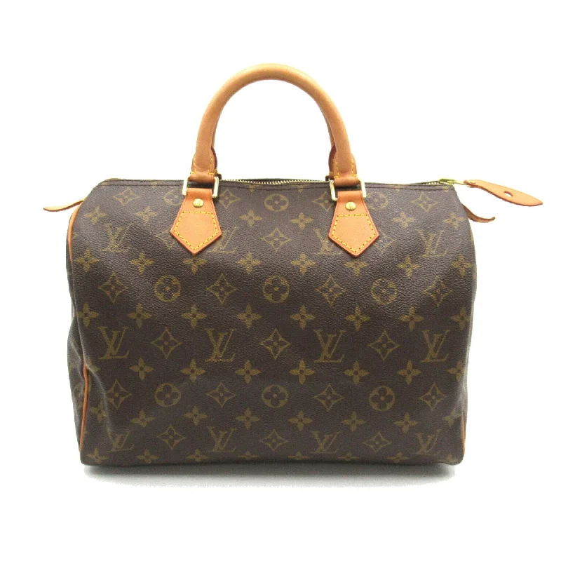 Louis Vuitton Petite Malle bags with a hard - shell structure for uniquenessLOUIS VUITTON Speedy 30 Handbag