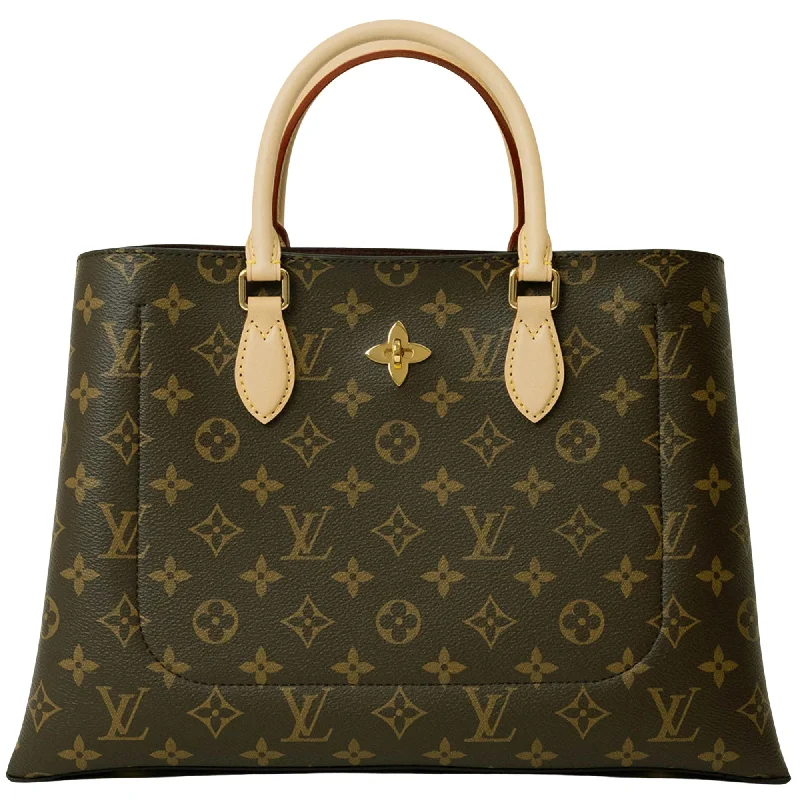 Louis Vuitton crossbody bags with a woven leather strap for textureLOUIS VUITTON Flower Tote