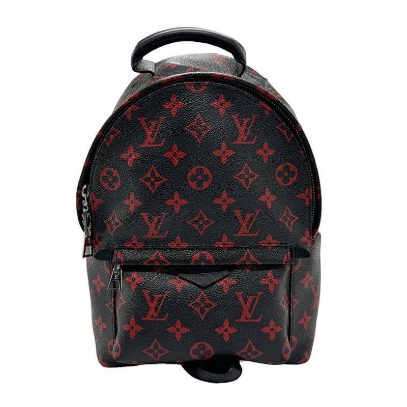 Louis Vuitton bags with a chain - link trim and a leather body for a modern edgeLOUIS VUITTON Palm SpRing Backpack