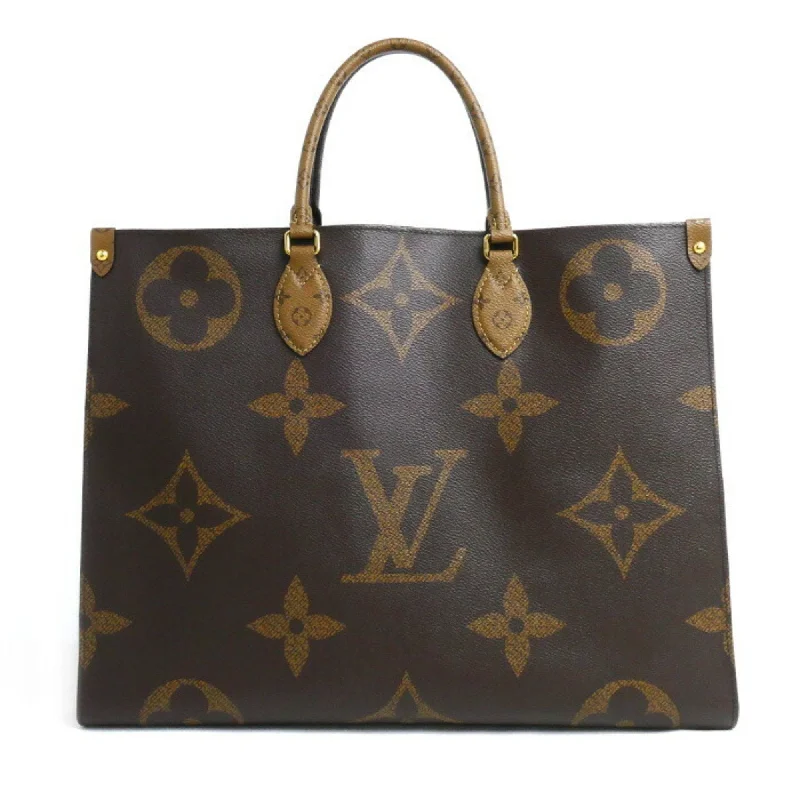 Louis Vuitton bags with a front - zip pocket for small items like keysLOUIS VUITTON Onthego GM Tote