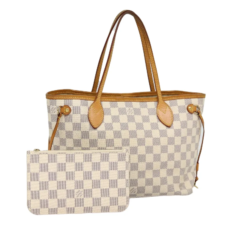 Louis Vuitton Twist bags with a crystal - embellished LV - turnlockLOUIS VUITTON Damier Azur Neverfull PM Tote Bag N41362 LV Auth 87565