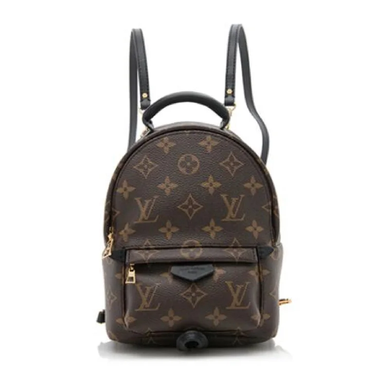 Louis Vuitton tote bags with a water - resistant coating for outdoor useLouis Vuitton Palm Springs Mini Backpack