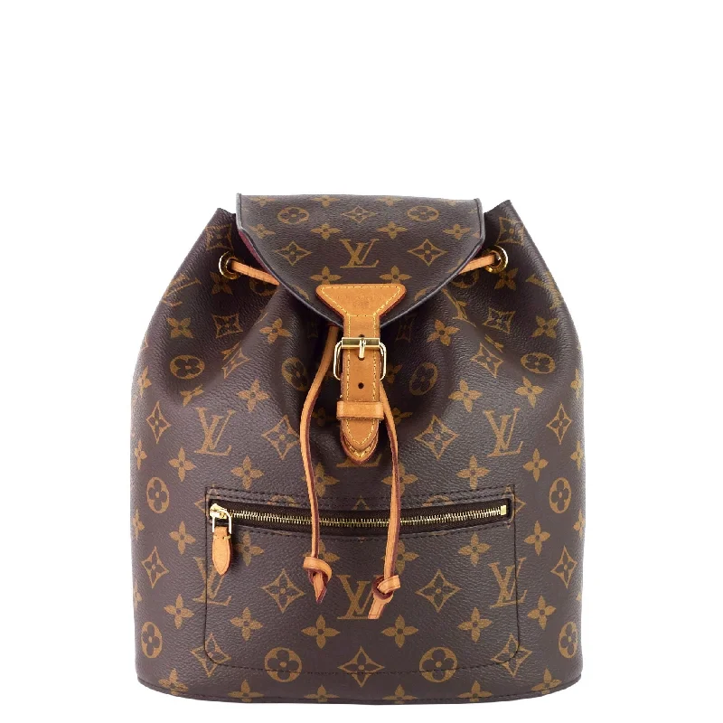 Louis Vuitton Twist bags with a snakeskin - effect panel for a bold lookMontsouris NM Monogram Canvas Backpack Bag