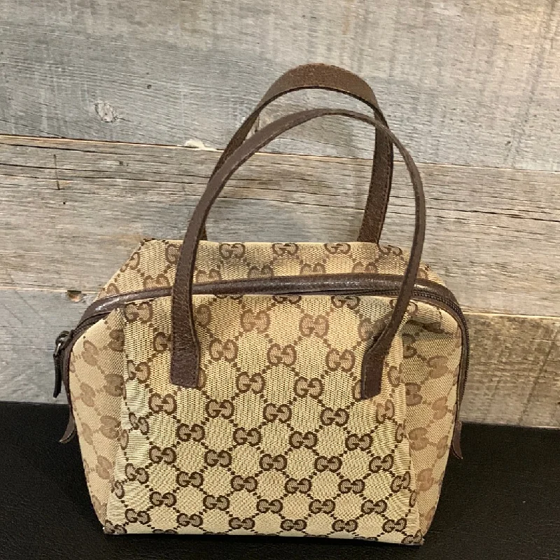 Women Gucci crossbody bags with a woven leather strapGucci GG Balthus Tofu mini bag