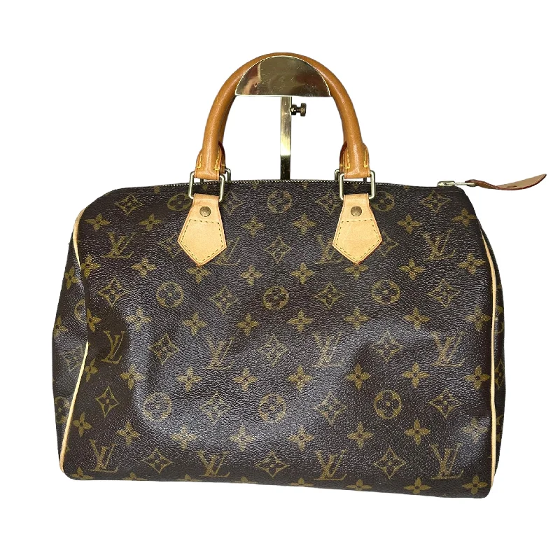 Louis Vuitton bags with a front - zip pocket for small items like keysLouis Vuitton Speedy 30 Monogram