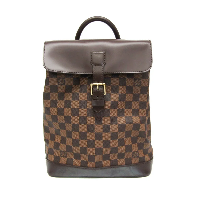 Louis Vuitton handbags with a back - zip pocket for storing valuablesLOUIS VUITTON Soho Backpack