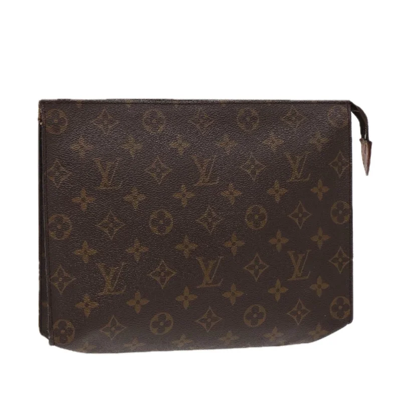 Louis Vuitton Capucines bags with smooth calfskin leather for luxuryLOUIS VUITTON Monogram Poche Toilette 26 Pouch M47542 LV Auth 87539