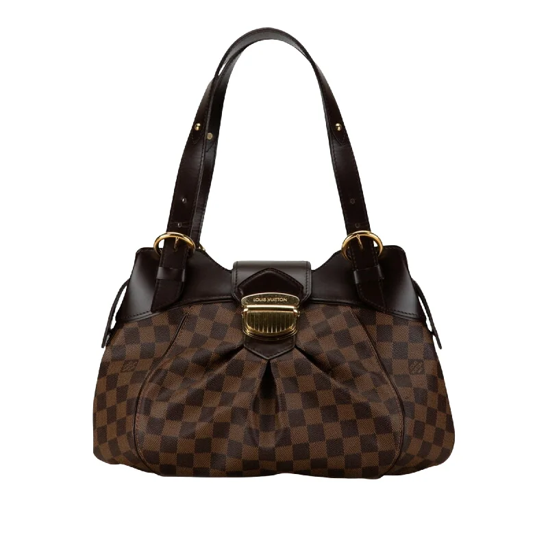 Louis Vuitton bags with a magnetic snap closure for easy accessLOUIS VUITTON Sistina Shoulder Bag