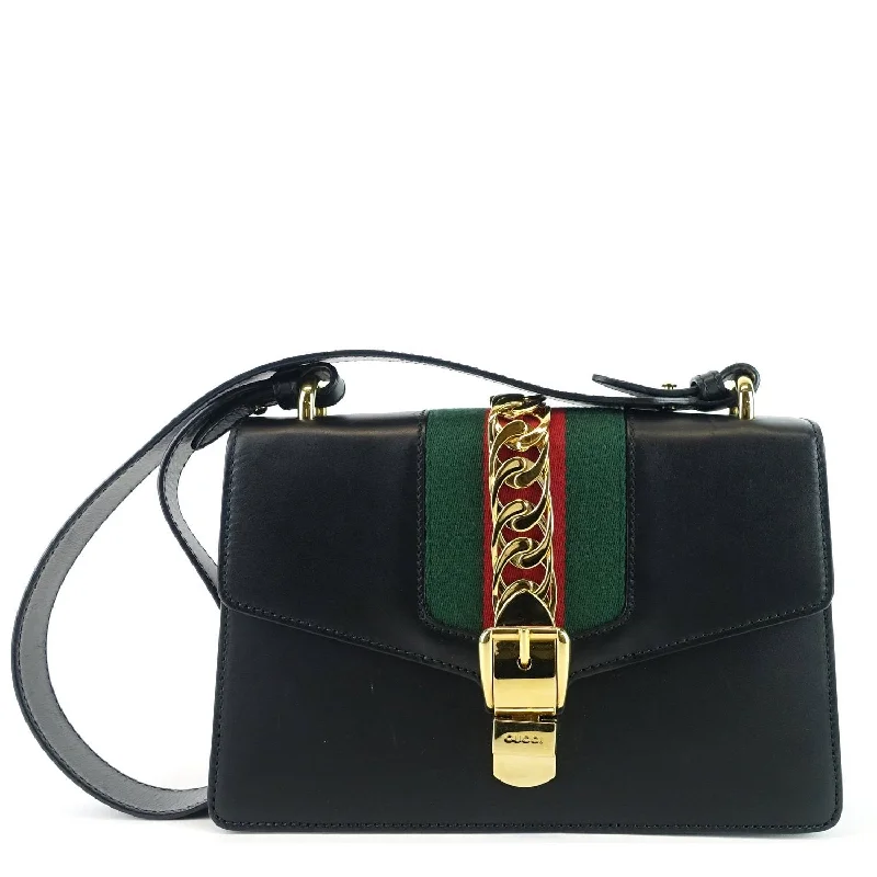 Gucci backpacks for women with a sleek silhouetteSylvie Small Leather Bag