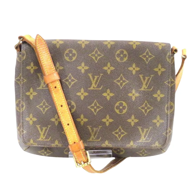 Ladies Louis Vuitton shoulder bags with a tassel decoration for charmLOUIS VUITTON Musette Salsa Shoulder Bag