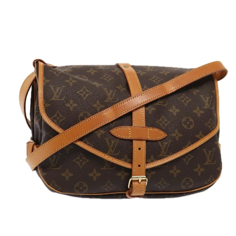 Louis Vuitton crossbody bags with a keychain holder for practicalityLOUIS VUITTON Saumur Shoulder Bag