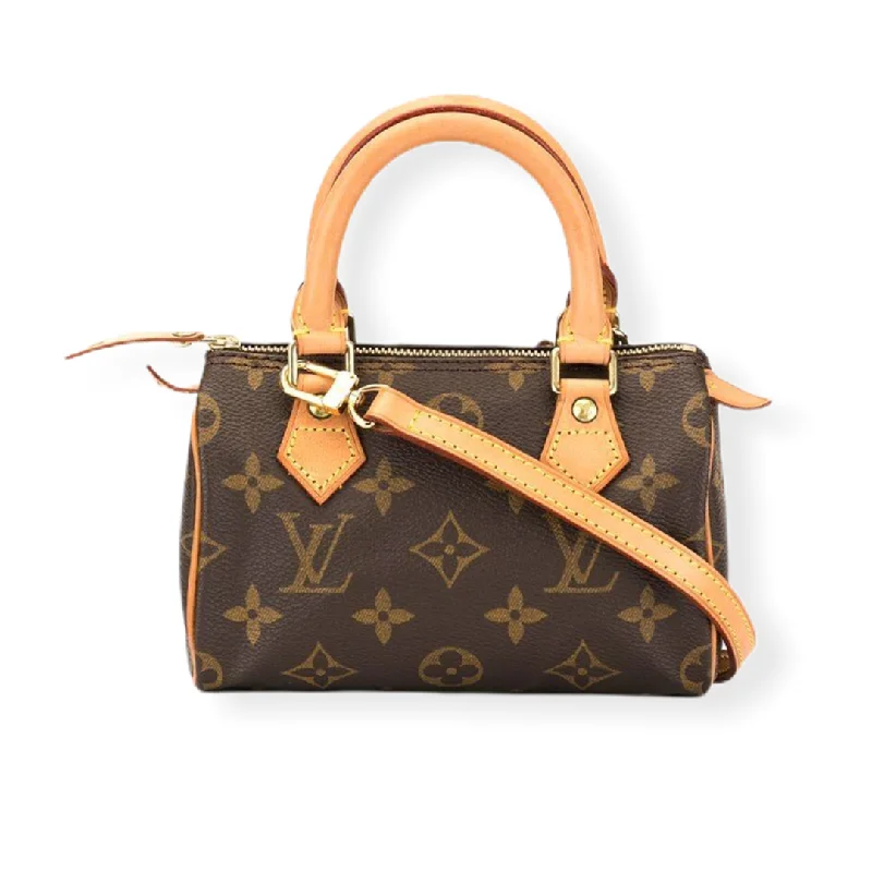 Ladies Louis Vuitton Capucines bags with a detachable shoulder strapLouis Vuitton Nano Speedy