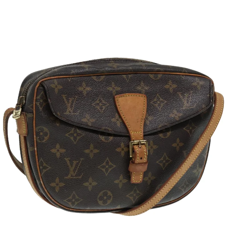 Ladies Louis Vuitton Capucines bags with gold - toned hardwareLOUIS VUITTON Monogram Jeune Fille MM Shoulder Bag M51226 LV Auth 86792