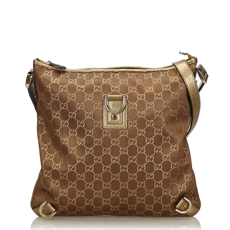 Gucci backpacks for women with a padded laptop compartmentAbbey Monogram Nylon Crossbody Bag