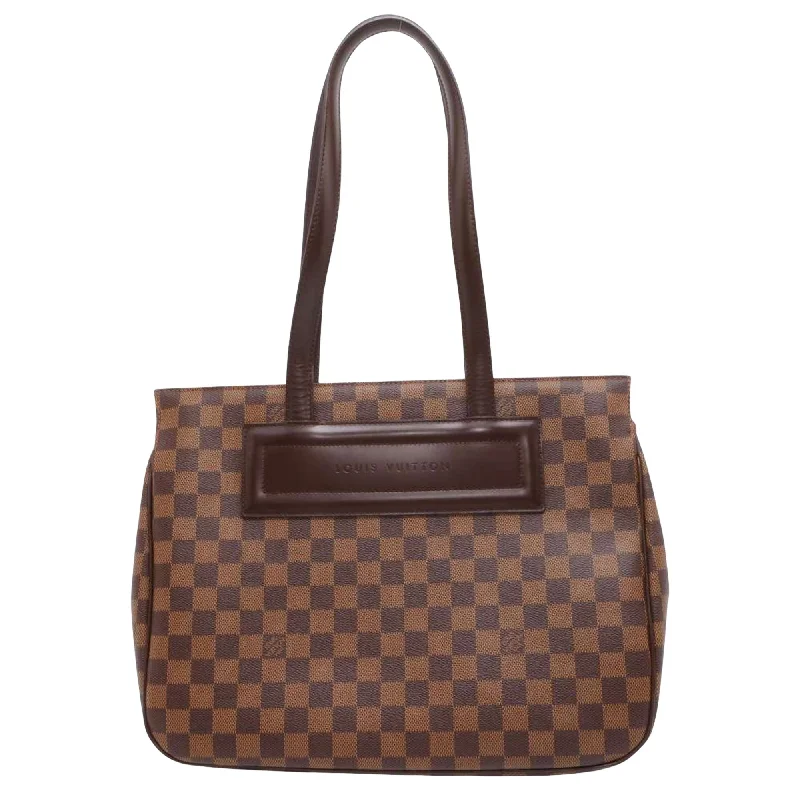 Louis Vuitton bags with a snap - button closure and a decorative charm for styleLOUIS VUITTON Parioli Shoulder Bag