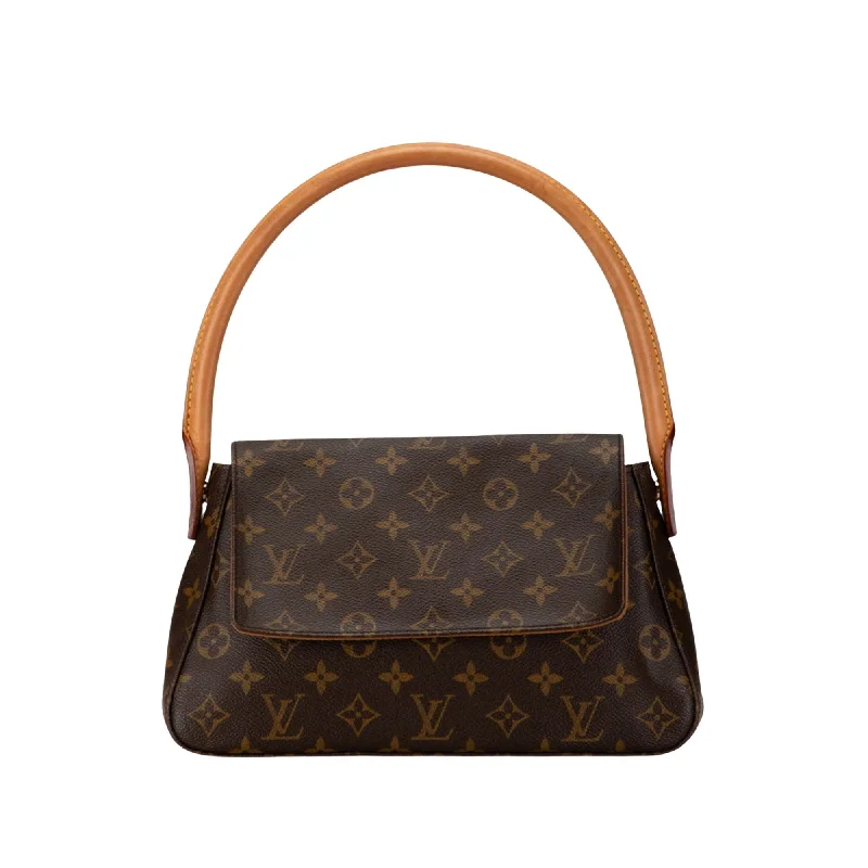 Louis Vuitton Alma bags with a detachable shoulder strap for versatilityLOUIS VUITTON Looping Handbag