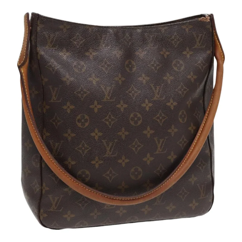 Louis Vuitton crossbody bags with a printed floral pattern for femininityLOUIS VUITTON Monogram Looping GM Shoulder Bag M51145 LV Auth bs16819